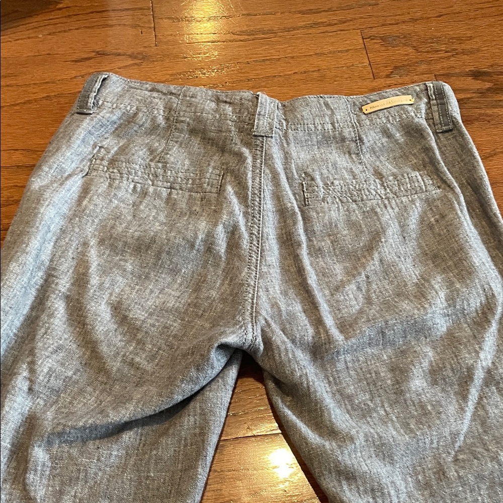 Pilcro Gray Linen Pants from Anthropologie - Picture 4 of 4